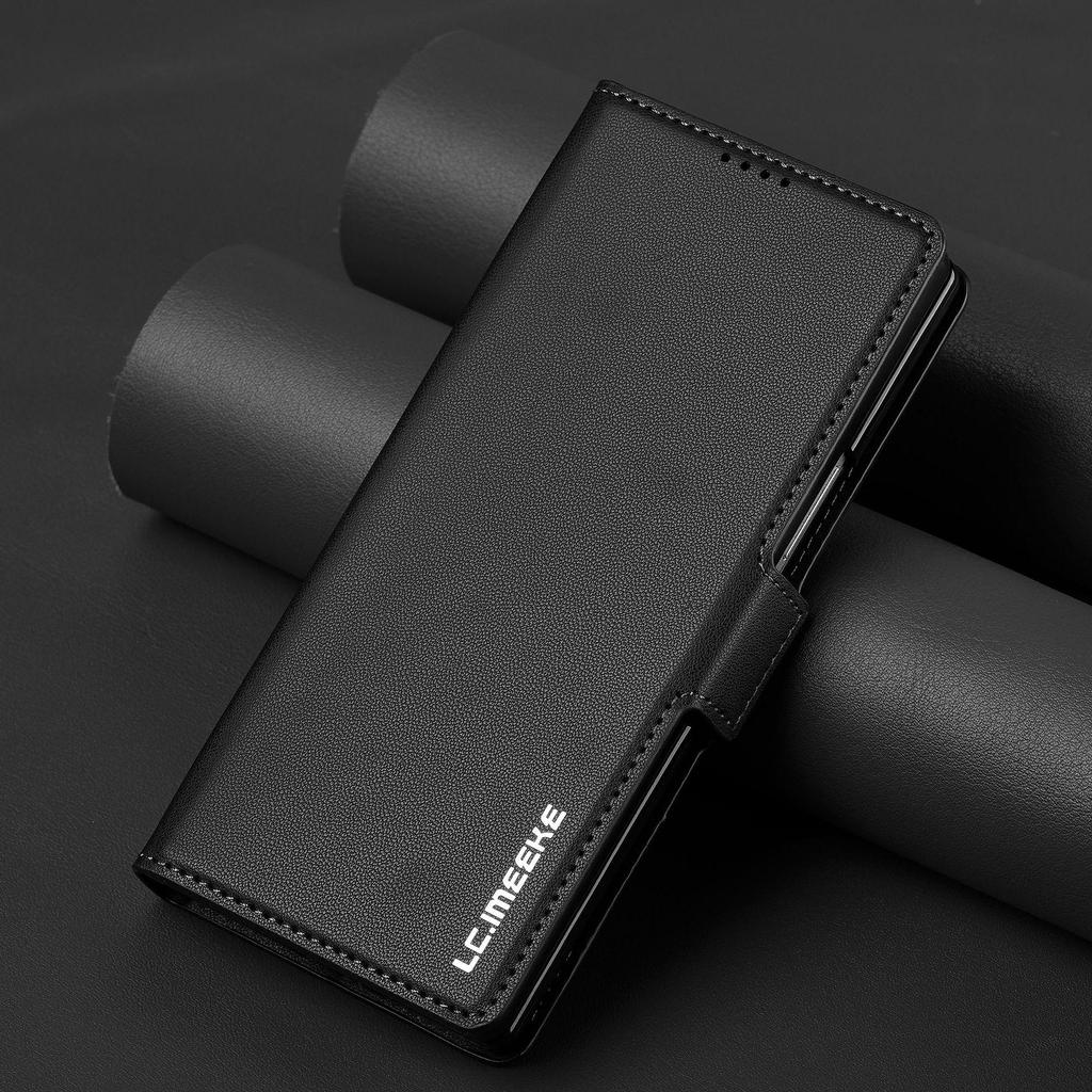 Совместимый кожаный чехол-кошелек для Galaxy Z Fold7/6/5/4
