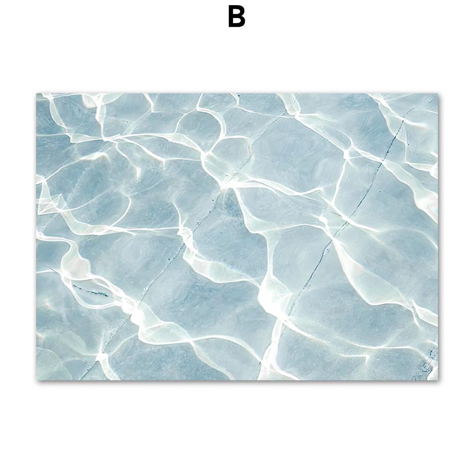 Пляжная доска для серфинга, фургон, пальмовый лист, волна, кокос, настенная живопись, холст, картина, фламинго, плакат на скандинавскую тему, настенные панно, Декор в гостиную