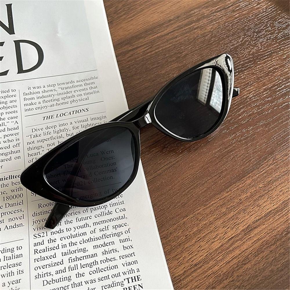 Солнцезащитные очки в форме кошачьего глаза для защиты от солнца на пляже, модные солнцезащитные очки в стиле 90-х, летние очки