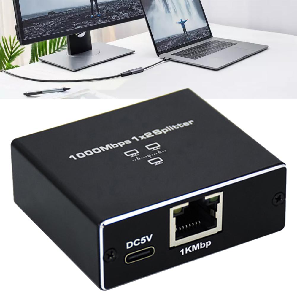 Гигабитный Ethernet-разветвитель от 1 до 2/1 до 3/ 1 до 4 с USB-кабелем питания, LAN-разветвитель 1000 Мбит/с, разветвитель RJ45 для кабеля Cat5/5e/6/7/8