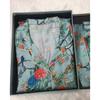 Pajamas Women's Long-sleeved Pajamas Pajamas Suit Flower Printed High-grade Can Be Worn Outside Home Wear Pajamas