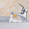 2Pcs Single Handle Vanity Faucet with Anti-Drip Core Chrome Basin Tap Contemporary Bathroom Sink Faucet