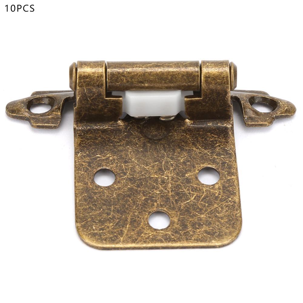 10pcs Self Closing Spring Cabinet Hinges Durable Self Closing Hinges Cabinet Accessories