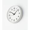 Seiko Clock Wall Clock, Radio Controlled, Analog, Metal Frame, White, Diameter 270 x 48mm, KX268W
