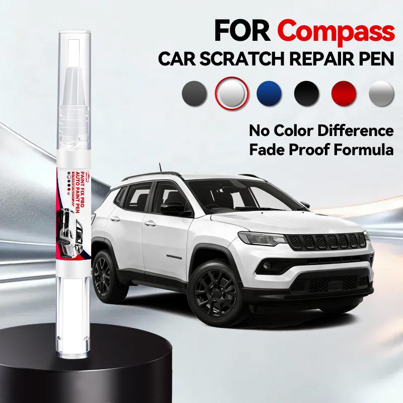 Для Jeep Compass Автомобильный ремонтный маркер для краски Подкраска Удаление царапин Сделай сам Автоаксессуары Белый 296 Черный 848 Красный JRM Серебристо-синий SB8