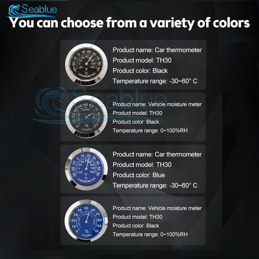 TH30 Мини Металлический Термометр Гигрометр Механический 35 мм Автомобильный Датчик Температуры Гигротермограф Холодильник Внутреннего