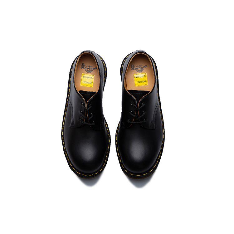 Dr. Martens Leather Comfortable Commuting Casual Shoes Men Shoes Black 10111001