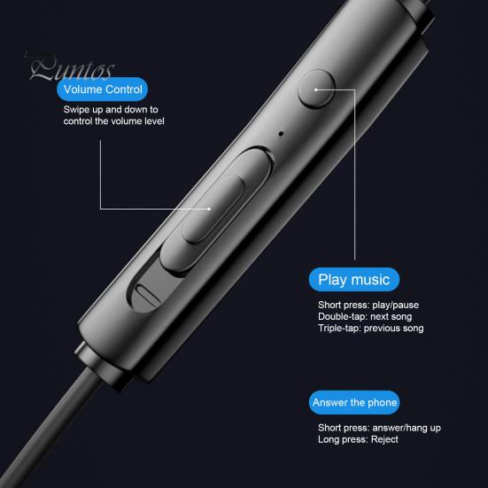 Проводные наушники с шумоподавлением и микрофоном. Улучшенный звук. Универсальные наушники-вкладыши 3,5 мм/Type-C. Спортивные принадлежности для сна.