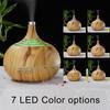 WiFi Wood Grain Aroma Diffuser, 400ML Air Atomizing Humidifier