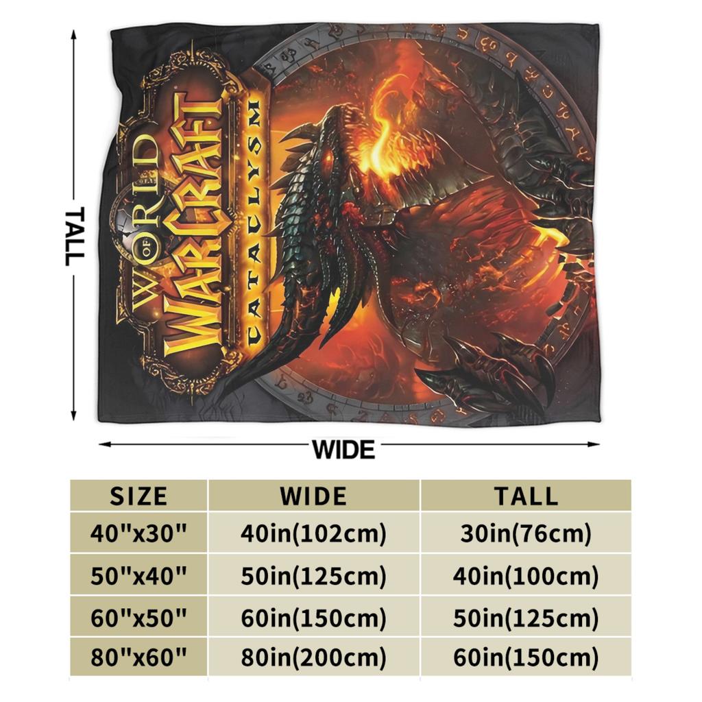 WOW World of Warcraft Артас Ретро Игра Плед Мягкий Плюш Постельное Белье Пледы Для Домашнего Декора Путешествия Фланелевое Покрывало Покрывало на Кровать