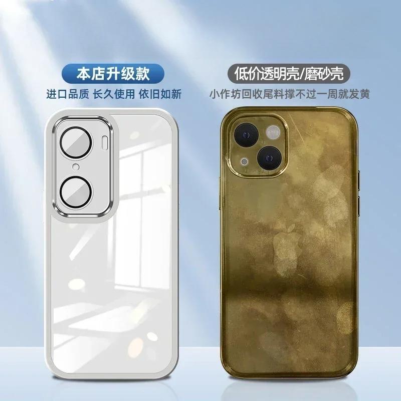 Для Xiaomi POCO X7 Pro X7Pro X6 F6 Прозрачный чехол-пленка для защиты линзы Для POCO F7 Ultra Конфетный цвет Мягкий силиконовый ударопрочный чехол