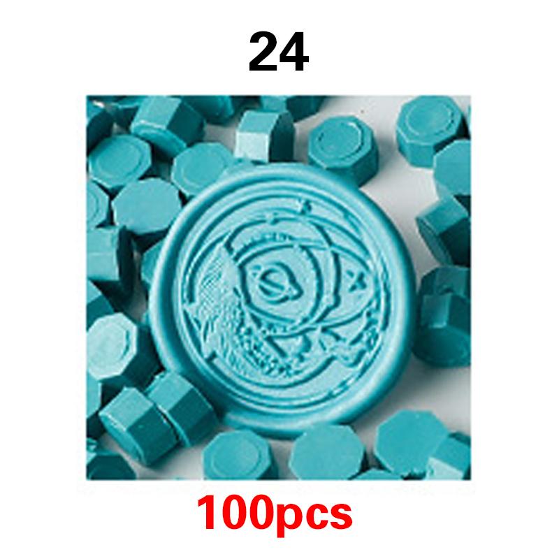 100PCS51Colors Wax Bean Envelope Invitation Letter Stamp Sealing Wax Special Mud Sealing Wax