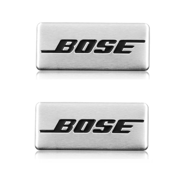 Bose Значок с логотипом-буквой алюминиевый 3D наклейки для автомобильной аудиосистемы Для bmw Dacia Alfa Romeo Lada Skoda Hyundai Infiniti Volvo Jaguar