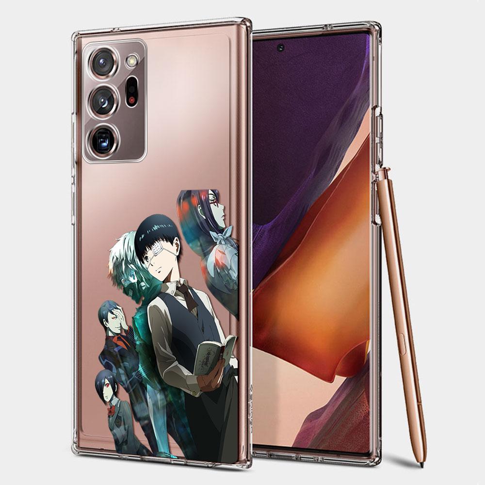Прозрачный чехол с изображением аниме «Токийский гуль» для Samsung Galaxy Note 10 Lite 20 Ultra 9 8 S21 Plus S20 FE S10 S9 S8, силиконовый чехол для телефона