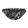 New LiNing Disney Mickey Collaboration Fabric Shoulder Bag Crossbody Bag Fanny Pack Regular Unisex Black/White ABLS087-2