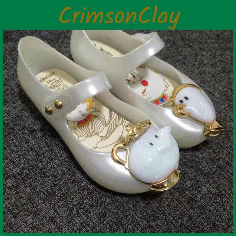 Очаровательные Новые Розовые Детские Сандалии Мини Мелисса для Малышей Размеров США 6-11