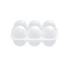Transparent 6 Grids Eggs Holder Plastic Egg Drop Rack Portable Egg Storage Box  Camping