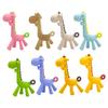 yangyizhi Baby Giraffe Teether, Silicone Chewing Toy for Soothing Gums, Anti-Choking Guard, Food Grade BPA-free Teething Relief Infants