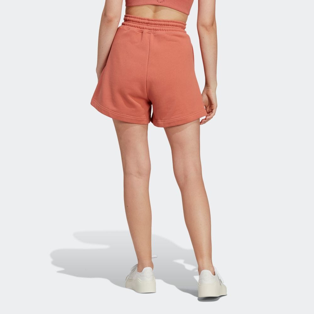 adidas X Stella McCartney Логотип Принт Прямые шорты на шнурке Женские шорты Magic-Earth HR9176