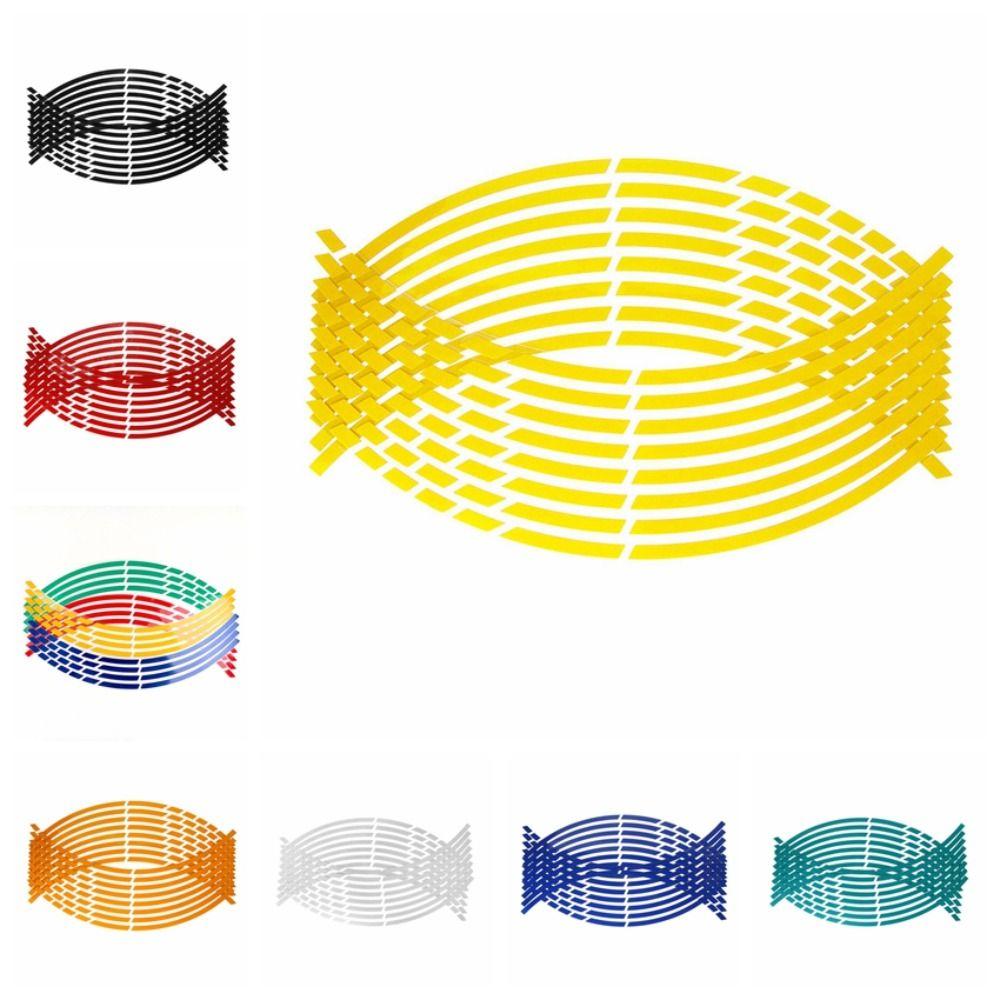 ПВХ 18" наклейки на колеса мотоцикла водонепроницаемая светоотражающая лента для обода мотоцикла аксессуары для мотоцикла