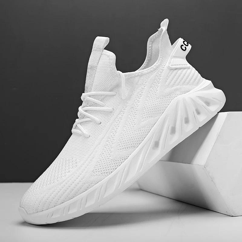 Модные новые стильные мужские сетчатые кроссовки мужские спортивные кроссовки дышащие уличные баскетбольные кроссовки для ходьбы повседневные легкие четырехсезонные