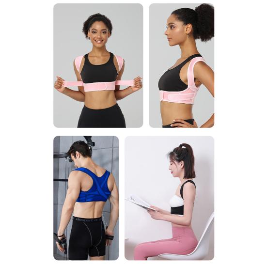 Регулируемый дышащий корректор осанки для мужчин и женщин, студентов, поддержка спины, бандаж для спины, анти-горбун, корректирующий ремень