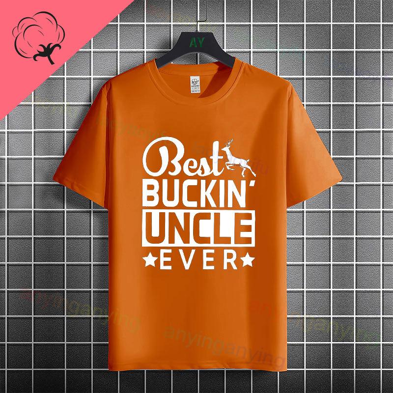 Unisexs Humor Style Graphic Tshirt With Best Uncle Galaxy Letter Printed 100 Cotton Crew Neck Short Sleeve Casual Tshirt