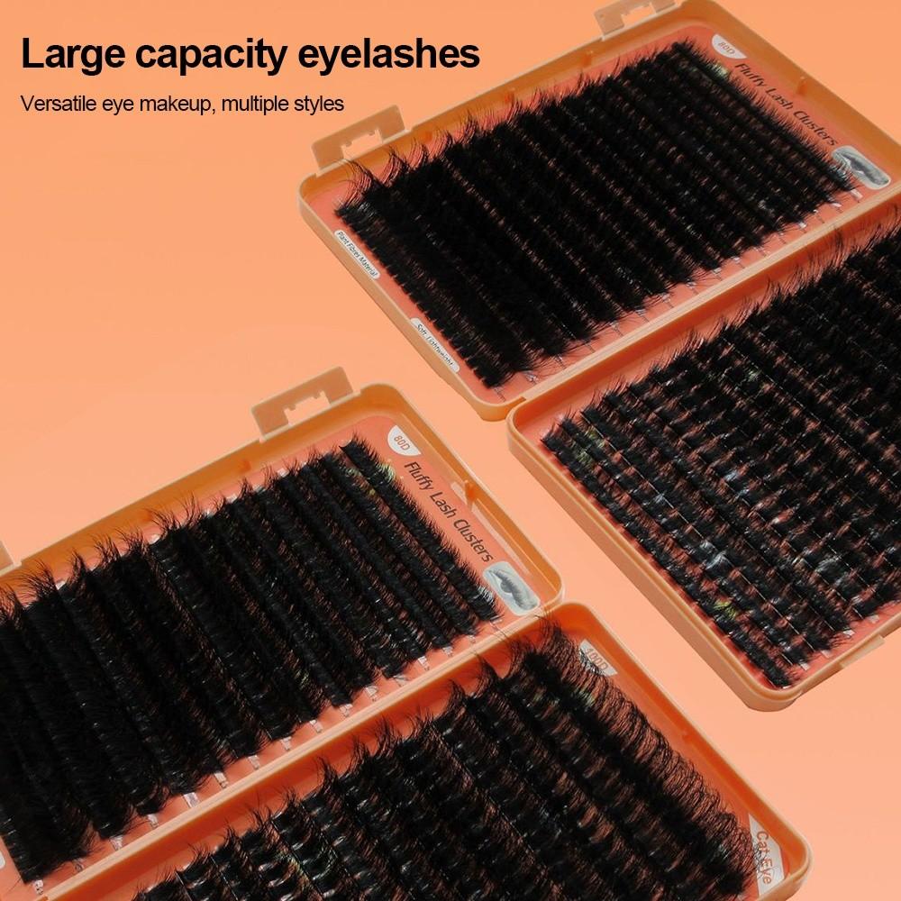 10-24mm Mix Length Lash Clusters D Curl Eye Makeup Tools False Eyelashes Makeup Enhancement