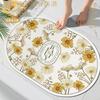 Ins Diatom Mud Bath Absorbent Mat Toilet Toilet Door Cushion Non-slip Quick Drying Mat Carpet