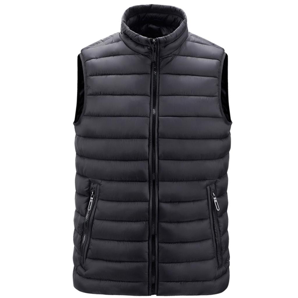 Casual Men'S Vest Men'S Loose Autumn And Winter Warm Down Cotton Vest Coat