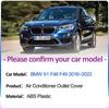 Для BMW X1 F48 F49 sDrive18i 2016~2024 Под задними сиденьями Кондиционер Вентиляция Воздухозаборник Крышка Вентиляционная решетка Выхлопные аксессуары