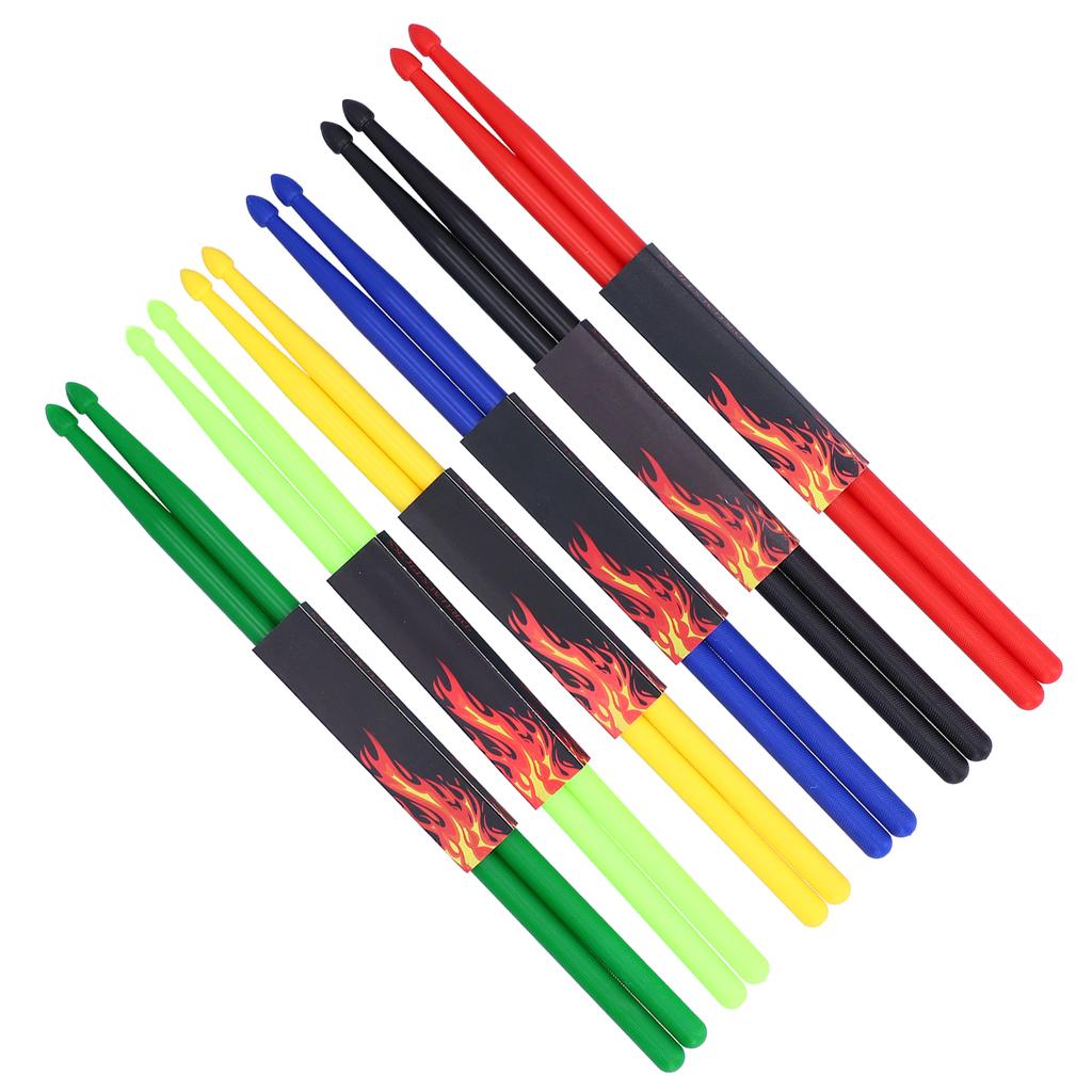 6 Pairs 5A Nylon Drumstick Pack Professional Lightweight Durable NonSlip for Adults Kids