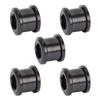 5 шт. 6,5 мм болтов для одной передней звезды, комплект из высокопрочного титанового сплава, универсальный комплект болтов для передней звезды для велосипеда, черный