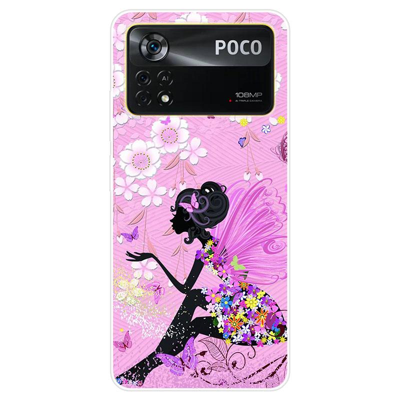 Для Xiaomi Poco X4 Pro 5G силиконовый чехол из ТПУ мягкий чехол для телефона для Xiaomi Poco M4 Pro 4G чехол