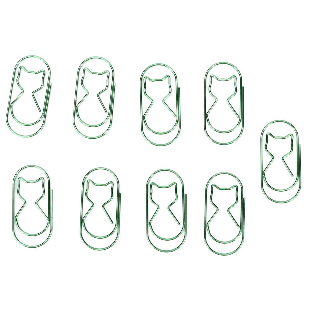 30 шт. скрепок для бумаг в форме железного кота, многофункциональная скрепка для бумаг для офисных инструментов для организации документов