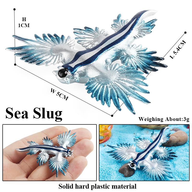 Oenux Морские животные Коралл Осьминог Наутилоидея Краб Морская звезда Океан Модель Фигурки Образовательная Коллекция Игрушка Детский Подарок