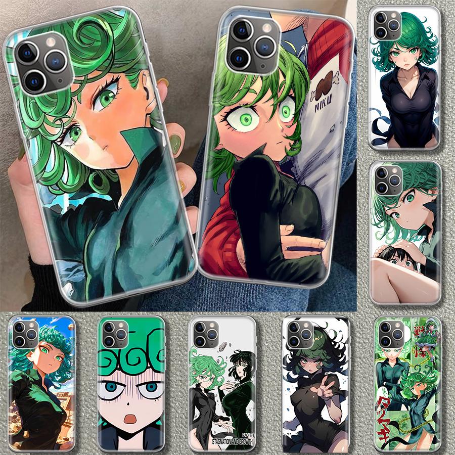 One P-Punch-Man Tatsumaki Phone Case Cover for iPhone 18 11 12 13 Mini 14 15 Plus 16 Pro Max 17 Air 7 8 + SE Art Customized Fundas