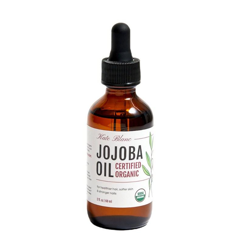 Kate Blanc Organic Jojoba Oil USDA Organic Certified 100% Unrefined Cold-Pressed, 120ml, 1 pcs