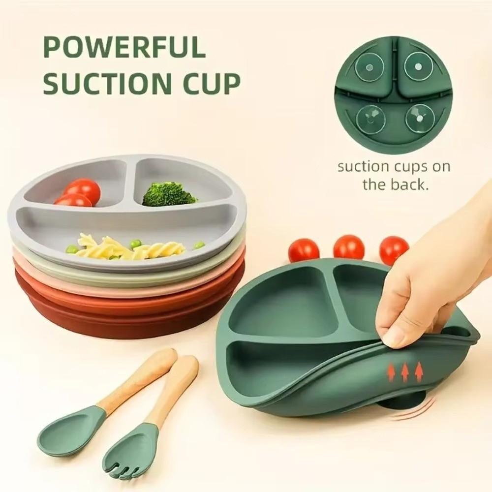 Silicone Material Silicone Dining Plate BPA Free Children Dishes Children Meals