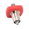 CO2 Tank Connector Red Square G5/8 To 1/4 Bspp Stainless Steel CO2 Tank Connector for Replacement
