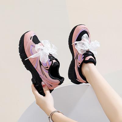 Обувь для папы, новинка весны 2025 года, корейская версия студенческой обуви, толстая подошва, повседневная спортивная обувь LD9201