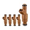 5Pcs Fuel Injector Nozzle FJ669 for Volvo V70 2004 L5 2.5L 2.5T Awd