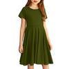 Girl Skirt Cute Solid Color Dress For Children Little Skirt