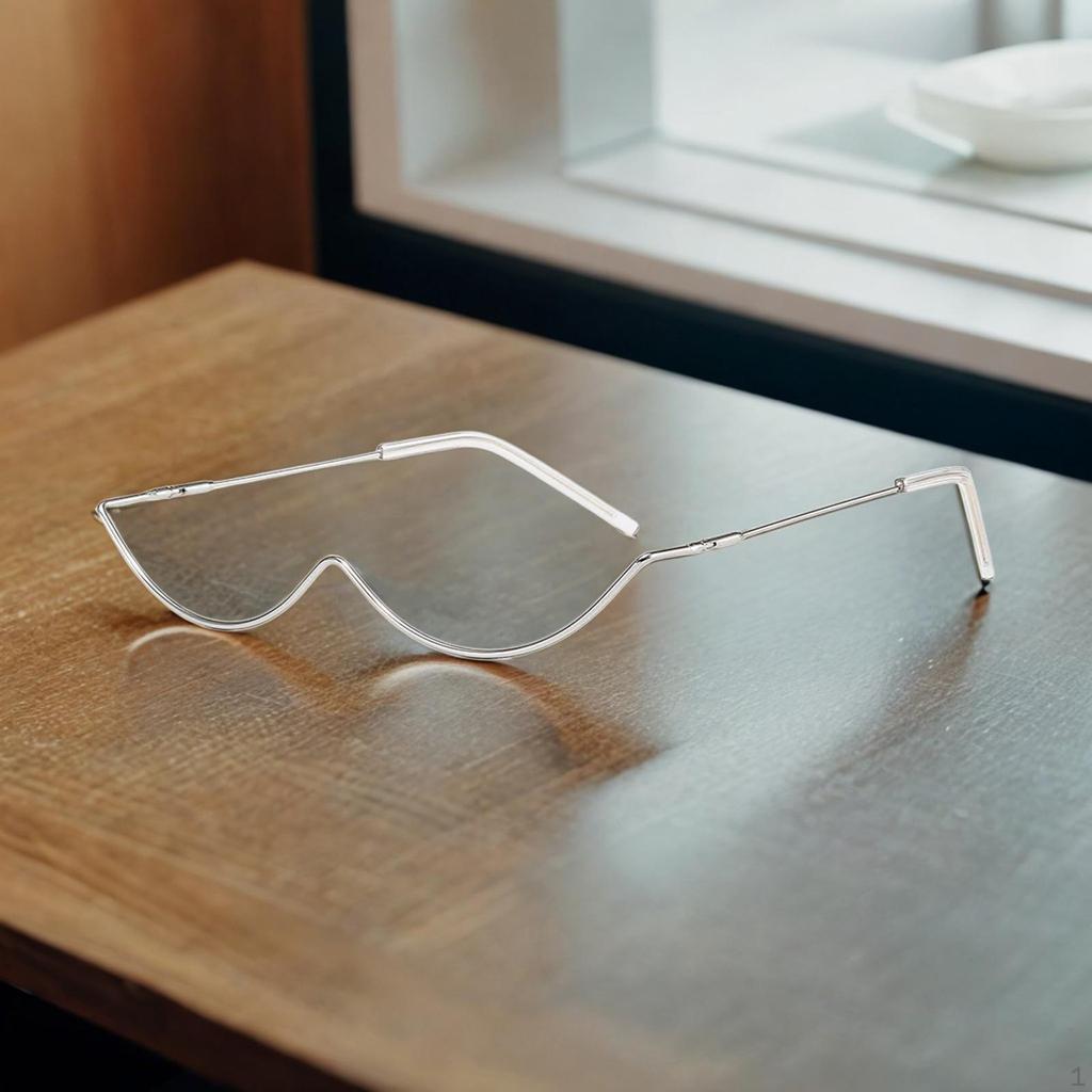 Chic Half Frame Glasses for Women Elegant Eyewear