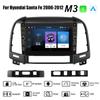 8 Inch Car Radio Multimedia Player For Hyundai Santa Fe 2006-2012 With Button Knob Android 2 Din Carplay Stereo GPS Head Unit 2+32GB