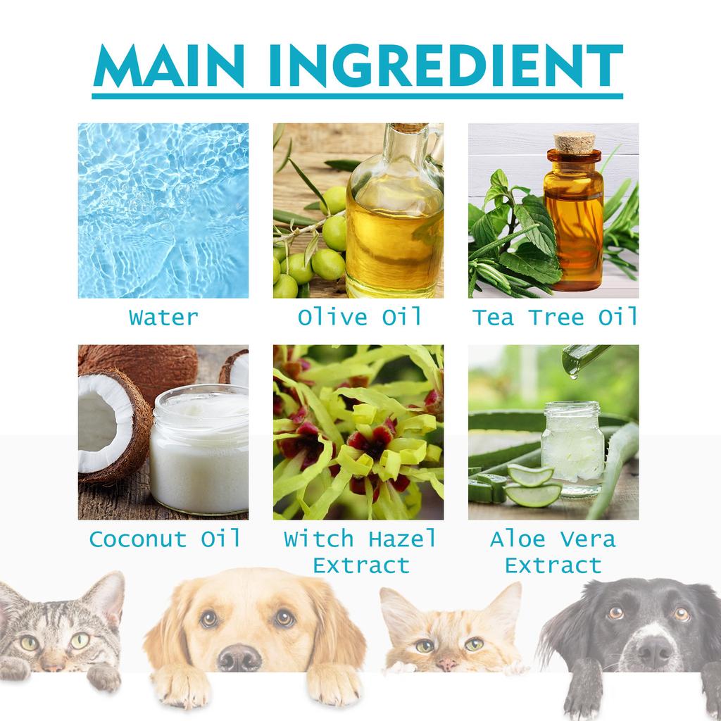 Перчатки для чистки домашних животных, салфетки, одноразовые перчатки для домашних животных, дезодорирующие салфетки для чистки глаз и ушных каналов, 3 пары, 15 мл