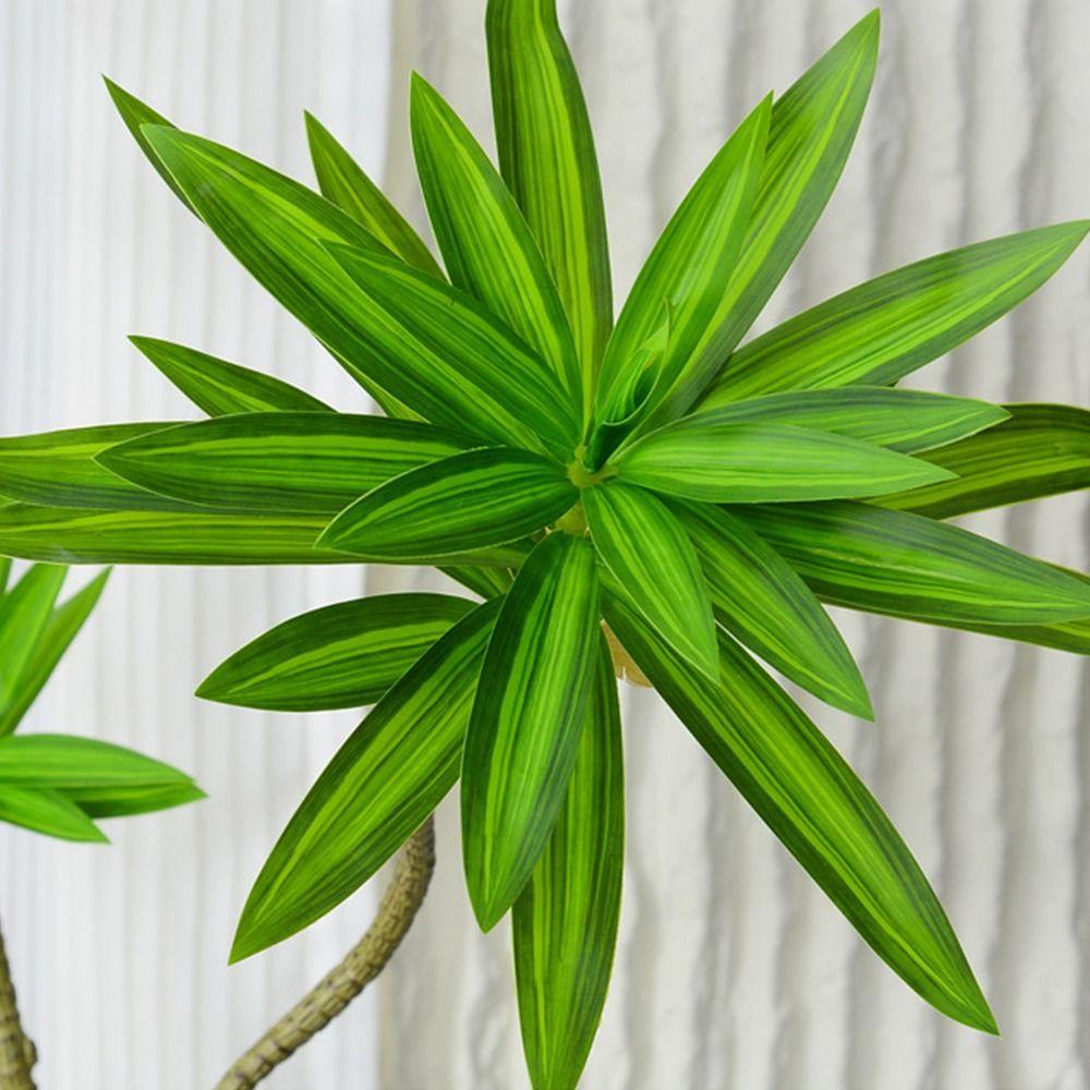 Elegant Artificial Plants Branch Real Touch Green Plants Fake Bamboo Leaves Living Room Decoration
