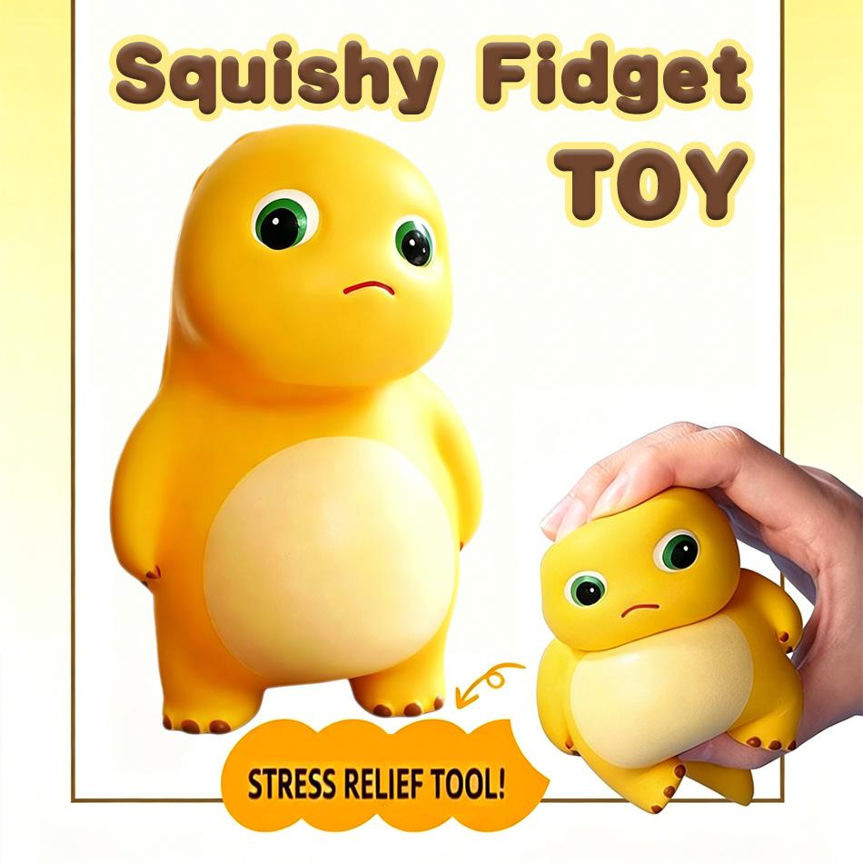 Nailong Squeeze Toy, Odor-free Desktop Doll, Cute Cartoon Stress Relief Toy for Kids, Soft Pinch Handmade Squishy Toy