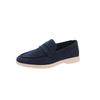 Shoes Women Round Toe Loafers With Fur Casual Female Sneakers 2025 Moccasin New Slip-on Leisure Lace-Up Flock Sewing Soli