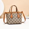 Bag Women's Bag 2025 Spring and Summer New Handbag Large Capacity Shoulder Bag Retro Plaid Messenger Bag Manufacturer